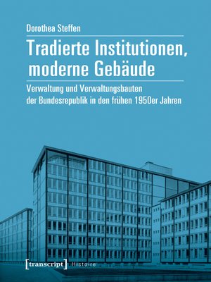 cover image of Tradierte Institutionen, moderne Gebäude